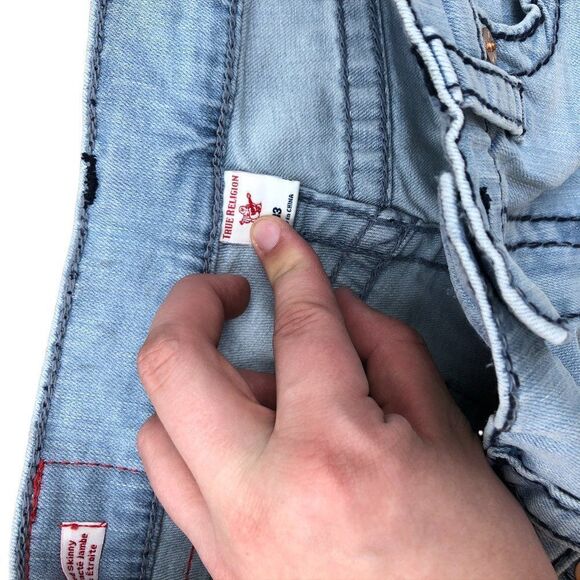 True Religion Jeans Size 33 GENO Blue - Picture 11 of 11